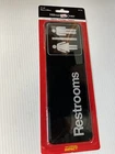 Hillman Sign Center 3 X 9 Restroom #841758 (new). Price: $8.99.