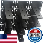 Mhmydz 12 Pack - 4 Inch Black Hidden Shelf Bracket 1/5 Thicked Iron New. Price: $46.47.