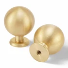 Qogrisun 15-PACK Solid Brass Cabinet Knobs, Round STANDARD-1.1 Inch, New. Price: $79.01.
