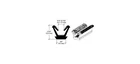 Crl 96" Flexible Flocked Rubber Glass Run Channel For 63-66 Valiant Dart. Price: $25.92.