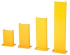 Vestil G6-36 Structural Steel Rack Guard, 36-1/4"H, Base 8-1/16"X6", Yellow New. Price: $122.85.