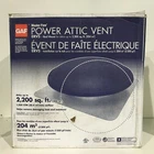 Master Flow ERV5WW 1250 Cfm Power Roof Mount Attic Fan In Weatherwood *read* Open. Price: $114.99.