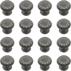 Geesatis 16 Pcs Bronze Antique Knob Handles,flower Pattern New. Price: $14.99.
