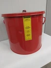 Justrite Gallon Safety Cleaning Tank Round #27608 New. Price: $225.00.