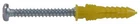 Hillman 5107 Holds Lbs. Plastic Anchor 4 To 6X7/8 In. With Screws (pack Of 6) New. Price: $14.93.