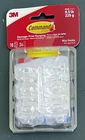 18CT 3M Command Mini Clear Hooks W/24 Adhesive Strips Max 0.5LBS Damage Free New. Price: $9.99.