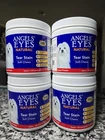 4 Pk Angels' Eyes Natural Sweet Potato Tear Stain Remover Soft Chews 120 Ct Dog New. Price: $89.95.