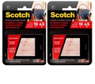 2 Packs Scotch Fastener 3M Indoor Outdoor Heavy Duty Hook & Loop Stick On 8 Pcs New. Price: $19.99.