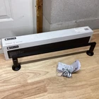 Delta 78918-BL Tetra 18" Towel Bar, Matte Black Open. Price: $49.99.