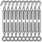 Tootaci M10 Turnbuckle 304 Stainless Steel Hook OC-10PCS New. Price: $87.02.