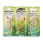 Hillman Colonial Gilt Finish Push Pin Hangers Anchor Wire 122210 Lot Of 3 New. Price: $25.49.
