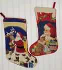 Imperial Elegance Peking Christmas Stocking Wool Needlepoint Santa 1991 Noel Used. Price: $21.99.
