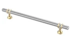 Alzassbg 6 Pack Nickel And Gold Cabinet Pulls 8 1/2 Inch Open. Price: $8.00.
