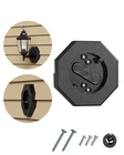 Siding Mounting Block, 8141 Black Outdoor Light Kit With Built-in Elect New. Price: $25.99.