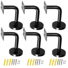 Keileoho 6 Pack Handrail Brackets Stainless Steel Holder Wall Mount New. Price: $32.11.