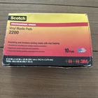 Scotch Vinyl Mastic Pad 2200, 4-1/2" Width, 6-1/2" Length (box Of 10) New. Price: $21.00.