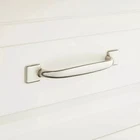 Signature Hardware Emmitt Single Iron Cabinet Pull Distressed Antique Nickel Open. Price: $8.93.