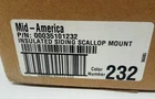 Mid-america /mount Master/ Insulated Siding/ Scallop New. Price: $11.30.