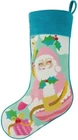 Peking Handicraft Papa Noel Stocking, 18-INCH Length, Poly Yarn, Velvet New. Price: $67.33.