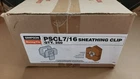 Simpson Strong-tie Plywood Clips PSCL7/16 (qty 250) 7/16" Home Depot, Lowes, Nib New. Price: $13.00.