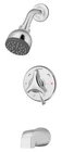 Symmons S-9602-P-1.5-TRM Origins Single Handle 1-SPRAY Tub Shower Faucet Open. Price: $109.00.