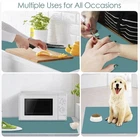 47.3X23.6 Inch Teal Silicone Mat For Kitchen Counter Heat Resistant 2MM Pot New. Price: $30.00.