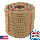 Goyappin Thick Twisted Manila Ropes 1/4 X100 Ft Natural Jute Heavy New. Price: $146.07.