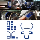 Interior Steering Wheel Window Lift Trim Cover Set Ford F150 2015-2020 Blue New. Price: $84.99.