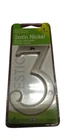 Hy-ko 4" House Number Modern Style Font Satin Nickel BR-43SN New. Price: $8.97.