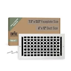 Empire Register Co, Ceiling & Wall Vent Cover - 6X12 Inch, Honeycomb Design, ... New. Price: $53.64.