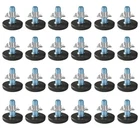 24 Pcs M6 Thread Adjustable Furniture Levelers Screw-in Steel Feet For Tables Ch New. Price: $20.98.