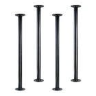 Geilspace 24 Inch Industrial Pipe Table Legs Rustic Black Metal Diy Desk New. Price: $71.97.