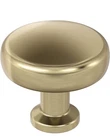 Amerock Cabinet Knob Zinc Golden Champagne 1-1/4" BP36780BBZ Pack Open. Price: $9.95.