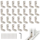 26 Pcs 4040 Inside Joint Corner Brackets Set Silver Aluminum Extrusion Kit New. Price: $55.42.