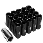 J2 Engineering 7075 Aluminum Black M12 X 1.5 20PCS L: 60MM Open End Lug Nut W... New. Price: $45.92.