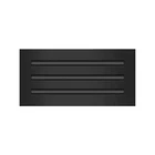 Vent Cover 14X6 Modern Decorative Black Aluminum Linear Slot Diffuser Heating New. Price: $89.99.