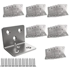 Stainless Steel Corner Bracket,joint Right Angle Bracket,l 1.5X1.2X1.2" 30 New. Price: $26.56.