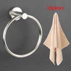 Round Bathroom Stainless Steel Towel Holder & - Wall Mounted Ring Us New. Price: $16.89.