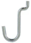 Crawford Zinc Plated Black/silver Steel 0.5 In. Peg Hooks 8 Pk (pack Of 17) New. Price: $27.00.