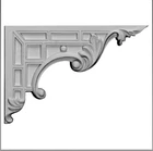 3X Ekena Millwork Nestor Stair Brackets, Right, 9"W 6 1/4"H 5/8"D Freeship! New. Price: $23.99.