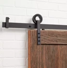 Signature Hardware Karl Barn Door Kit Black 120" Rail New. Price: $142.49.