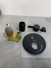 Hansgrohe Ecostat 04447670 Shower Valve Trim W/ Diverter - Matte Black Open. Price: $200.00.