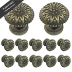 Piutouyar 12 Pack Mini Jewelry Box Knobs, Small Vintage Drawer Pulls Bronze New. Price: $6.99.
