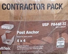 Usp Mitek PA44E-TZ 4"X4"X4" Triple Zinc Deck Post Anchor Lot Of 10 Pcs. New. Price: $70.00.