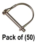 Double Hh 81975 1/4" X 1-3/4" Round Wire Lock Hitch Pins Coil Tension 50 Pk New. Price: $63.90.