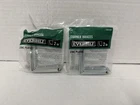 Lot Of 2: Everbilt Zinc Plated Corner Braces 2" (4-PK) #339 695 New Packs!. Price: $7.01.