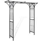 Vidaxl Garden Arch Black Iron 78.7 20.5 80.3 In Durable 14548 New. Price: $134.98.