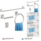 Brushed Nickel Bathroom Accessories Set, Kljkpa 4 Pieces Hardware Se... New. Price: $41.38.