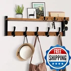Dreampossible 4 In 1 Coat Rack Wall Mount With Shelf, Hooks 25.2" Entryway New. Price: $75.51.