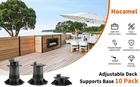 Hocamel Adjustable Composite Deck Support Pedestal 10 Pack (2-3/8" To 5-1/2") New. Price: $40.00.